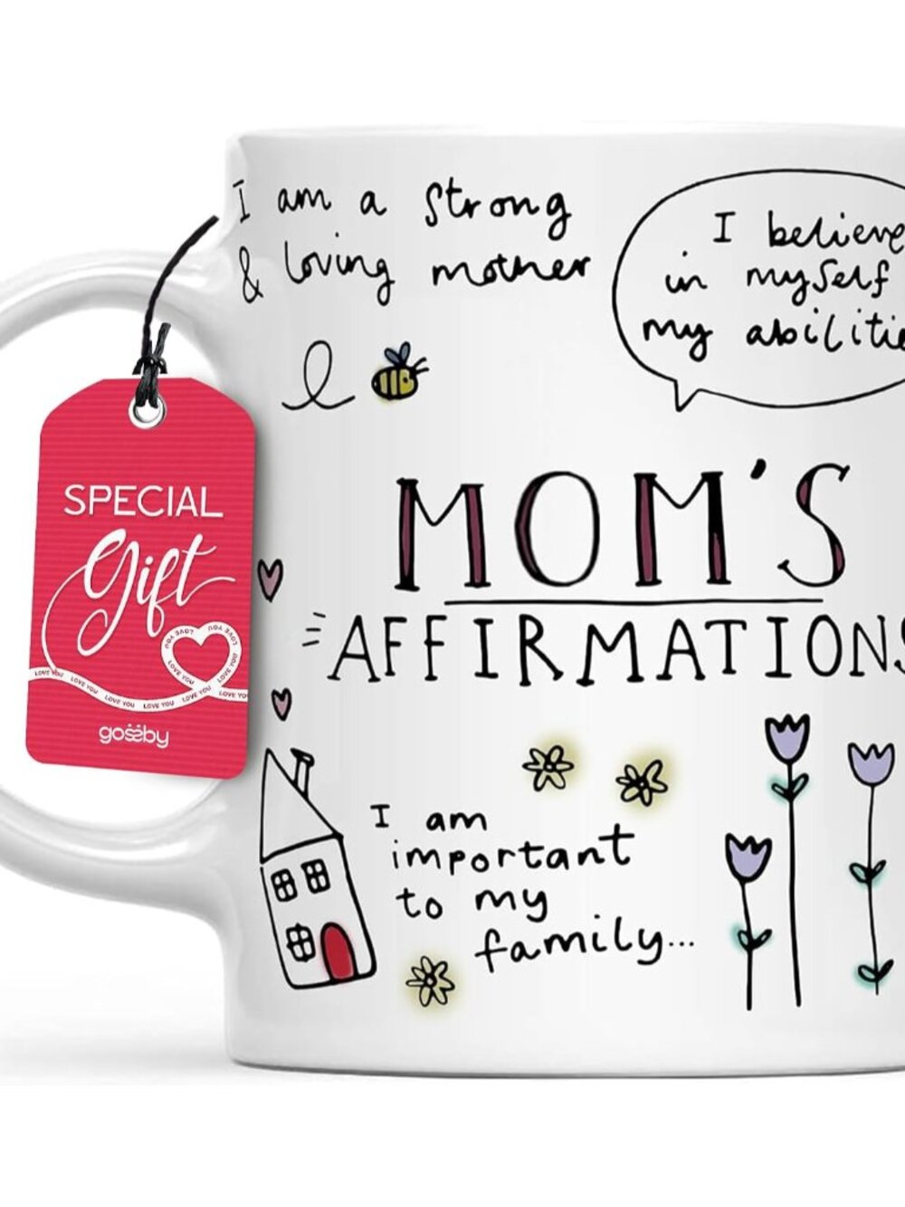 Mom Affirmation Coffee Mug - Mother's Day, Christmas, Birthday Gift For Mom - Po